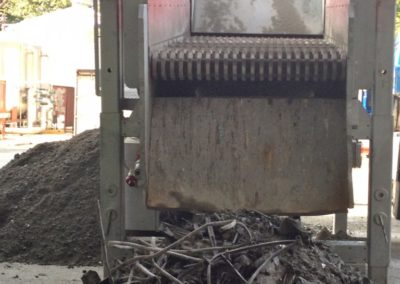 Ash screening equipment