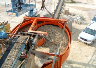 Pan view of Ortner aggregate washer
