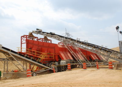 Screening sand with the BIVITEC