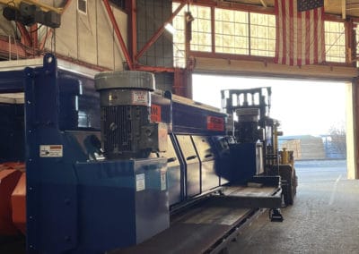 Disc screener equipment in our workshop