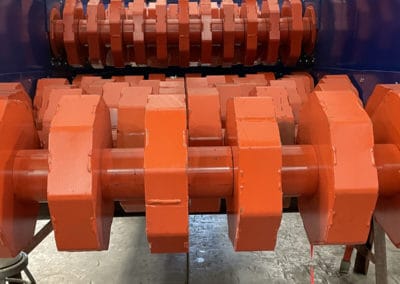 A rotating disc screen