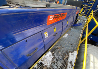 Freedom Disc Screen in operation