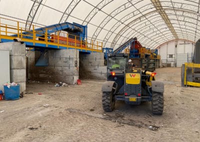 A municipal solid waste facility