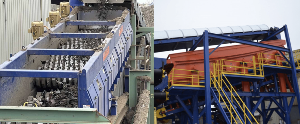 Scrap metal processing equipment