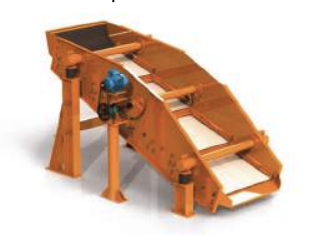 Conventional screen with a stepped deck